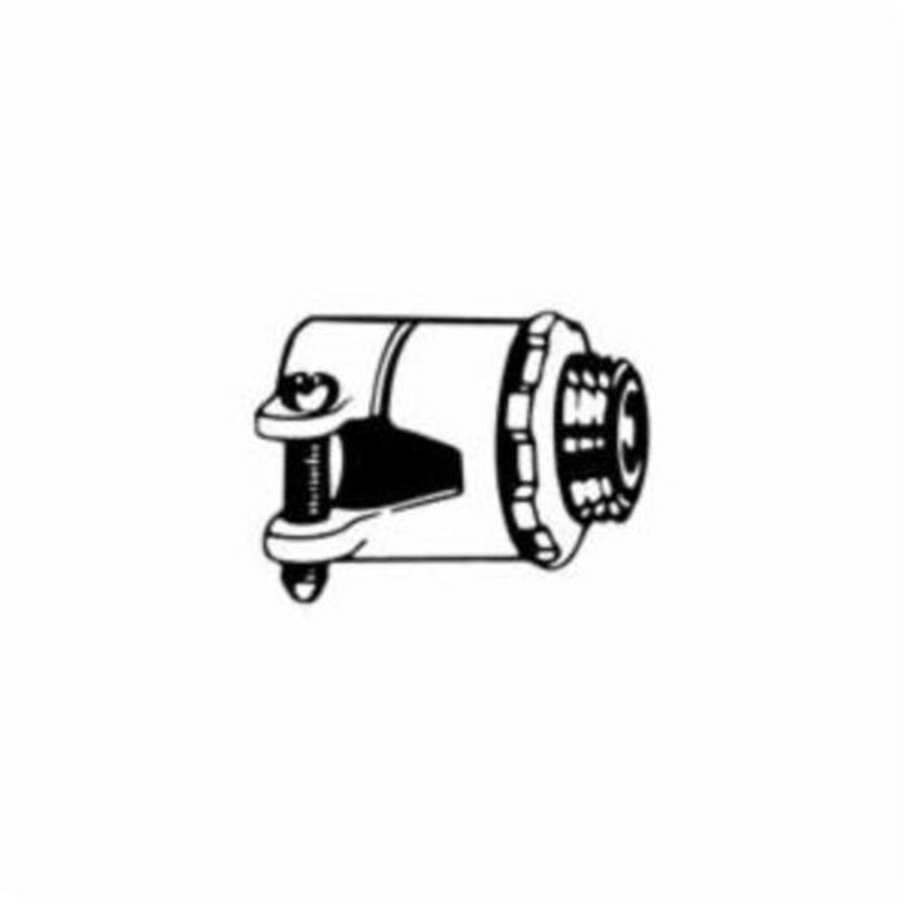 Thomas & Betts Steel City® XC-402 Conduit Connector, 3/4 in Trade, Malleable Iron, Zinc Plated
